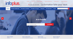 Desktop Screenshot of infoplus.tn