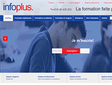 Tablet Screenshot of infoplus.tn